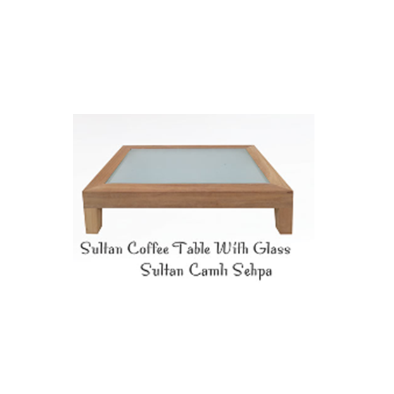 Sultan's Glass Coffee Table